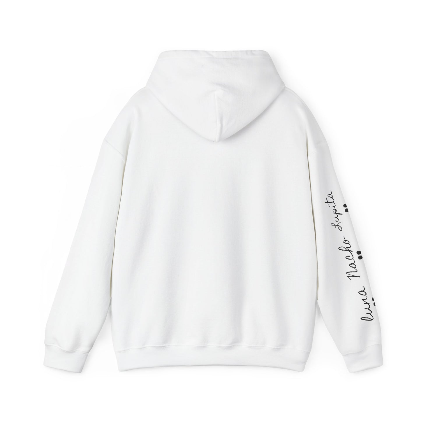 Dog Mom Hoodie — Paw Print Script Sleeve Hoodie