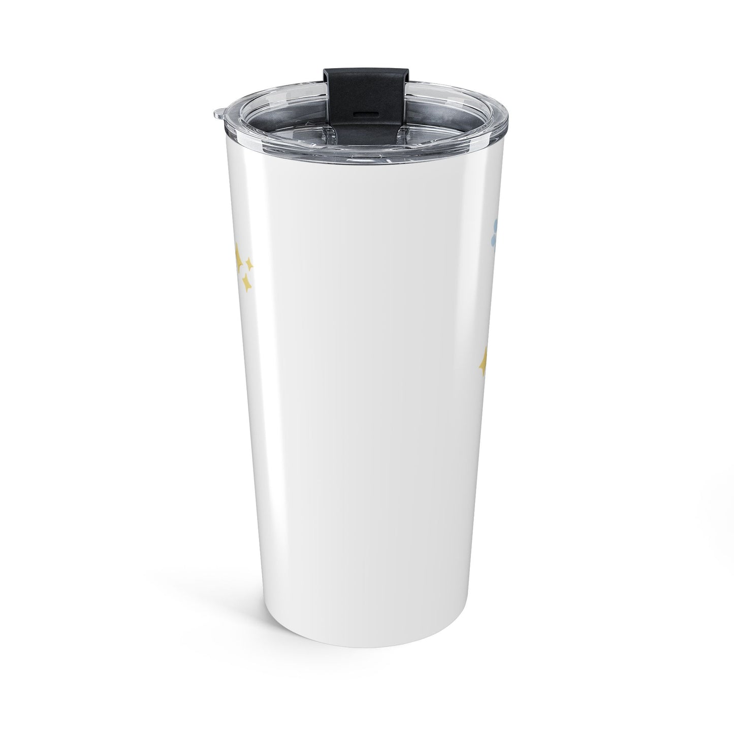 20oz Coffee & Dogs Tumbler — Colorful Floral Travel Cup